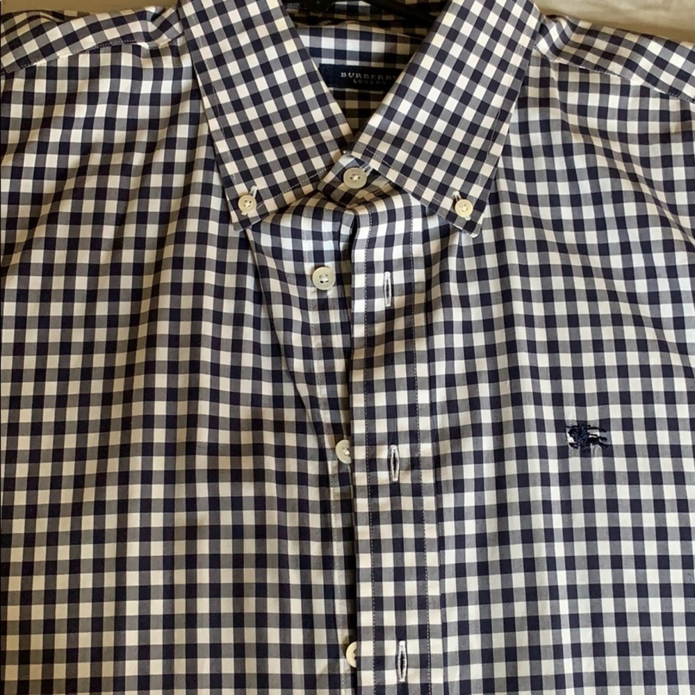 Size XL men’s Burberry long sleeve button up.